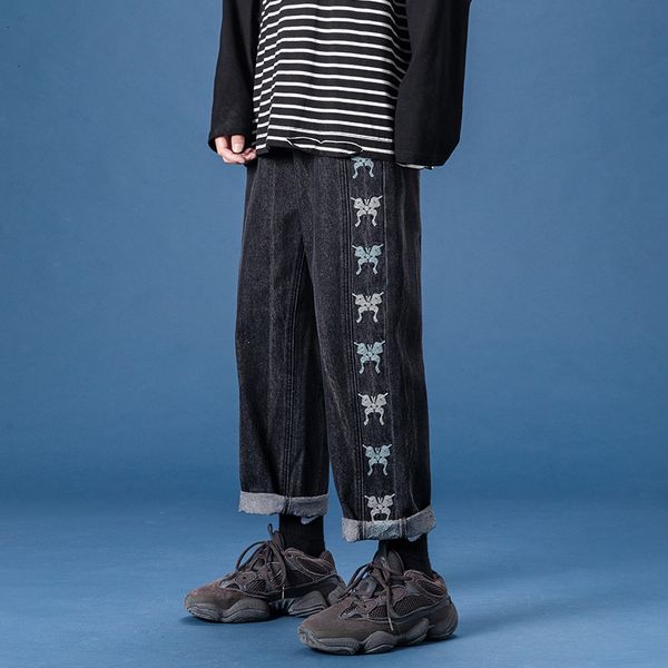 2021 new men streetwear blue black jeans korean fashions male denim pants oversize h0ki
2021 new men streetwear blue black jeans korean fashions male denim pants oversize h0ki