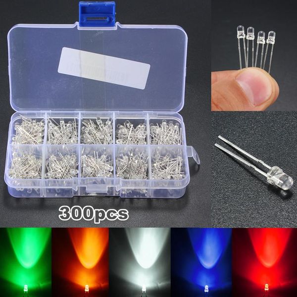 bulbs 300pcs 3mm assortment round clear ultra bright led light emitting diodes lamp 5 color red/yellow/blue/green/white
bulbs 300pcs 3mm assortment round clear ultra bright led light emitting diodes lamp 5 color red/yellow/blue/green/white