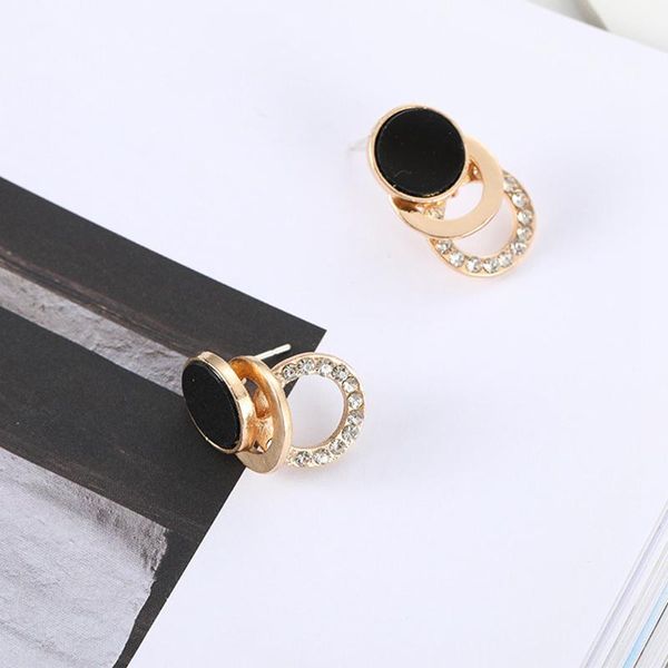 stud black round earrings three-layer golden rhinestone inlaid geometric ear studs punk fashion women jewelry girl gifts friends, Golden;silver
stud black round earrings three-layer golden rhinestone inlaid geometric ear studs punk fashion women jewelry girl gifts friends, Golden;silver