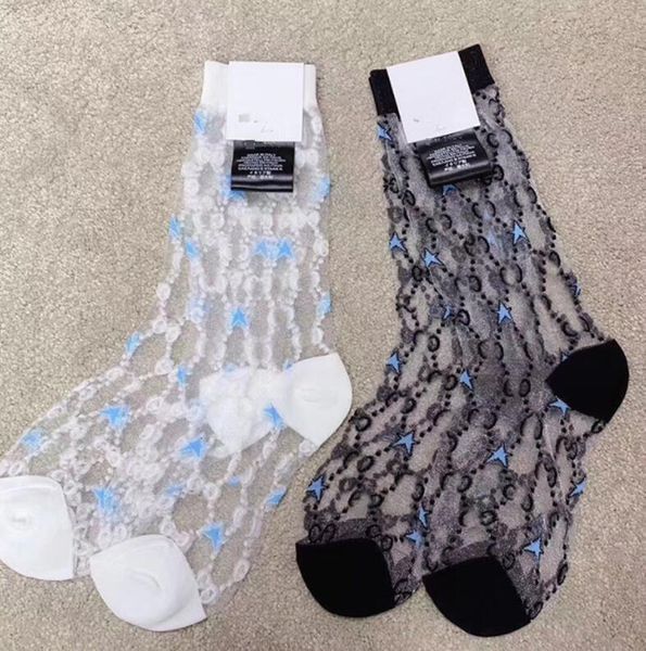 wholesale 2 color women's socks spring and summer thin lace stockings crystal silk letter middle tube, Black;white
wholesale 2 color women's socks spring and summer thin lace stockings crystal silk letter middle tube, Black;white