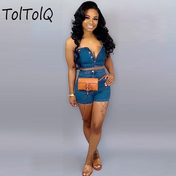 women's tracksuits women 2 set of two pieces summer denim shorts sleeveless jeans + warm yellow suit, Gray 
women's tracksuits women 2 set of two pieces summer denim shorts sleeveless jeans + warm yellow suit, Gray