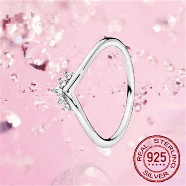 cluster rings classic 100% 925 sterling silver crown wishing bone ring sparkling cz for women engagement jewelry anniversar party, Golden;silver
cluster rings classic 100% 925 sterling silver crown wishing bone ring sparkling cz for women engagement jewelry anniversar party, Golden;silver