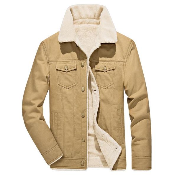 men's jackets 2021 jacket winter warm plus velvet thick casual fashion mens clothing for men clothes streetwear, Black;brown
men's jackets 2021 jacket winter warm plus velvet thick casual fashion mens clothing for men clothes streetwear, Black;brown