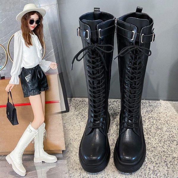boots thicken winter knight women knee high long square heel retro thick motorcycle black white botas mujer
boots thicken winter knight women knee high long square heel retro thick motorcycle black white botas mujer
