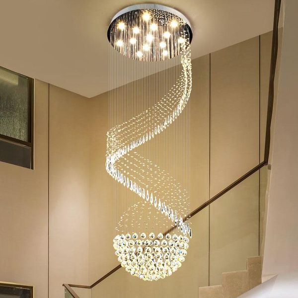 chandeliers modern crystal staircase large luxury cristal hanging lamp for lobby living room led indoor long suspension lights
chandeliers modern crystal staircase large luxury cristal hanging lamp for lobby living room led indoor long suspension lights