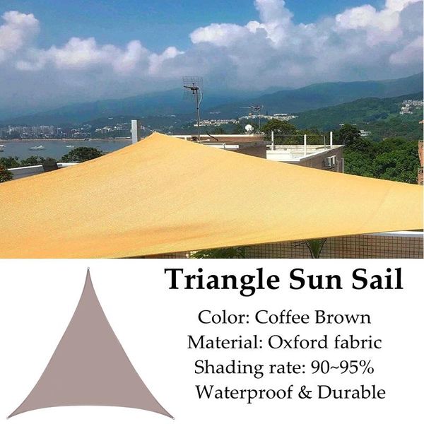 shade coffee color triangle sun sail oxford shading rate 95% waterproof polyester fabric outdoor anti-uv cooling garden gazebo awning
shade coffee color triangle sun sail oxford shading rate 95% waterproof polyester fabric outdoor anti-uv cooling garden gazebo awning