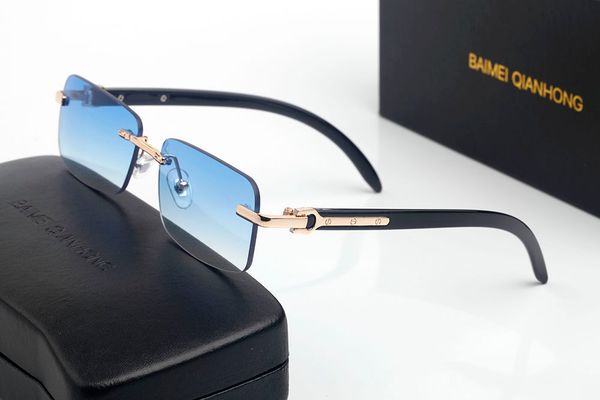 2023 fashionable men's and women's frameless sunglasses 7838designer glasses super lightweight design light business style multico, White;black
2023 fashionable men's and women's frameless sunglasses 7838designer glasses super lightweight design light business style multico, White;black