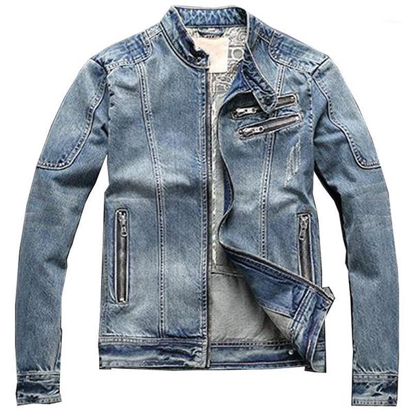 men's jackets summer and spring jacket denim coats casual jeans automotive streetwear for men european brand male clothing a962, Black;brown
men's jackets summer and spring jacket denim coats casual jeans automotive streetwear for men european brand male clothing a962, Black;brown