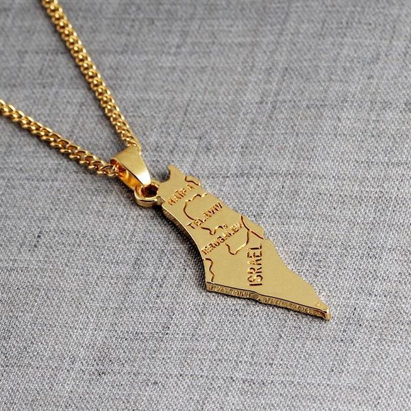 pendant necklaces gold israel palestine map men's personality necklace country jewelry twisted piece chain, Silver
pendant necklaces gold israel palestine map men's personality necklace country jewelry twisted piece chain, Silver