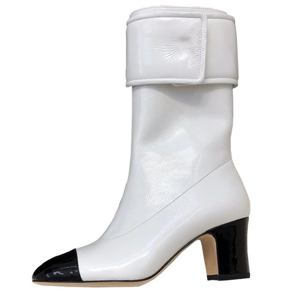 boots fashion patchwork winter women classic black white genuine leather belt zipper booties dress party trendy ladies
boots fashion patchwork winter women classic black white genuine leather belt zipper booties dress party trendy ladies