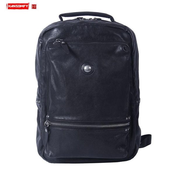 backpack vintage italian vegetable tanned leather men's lapbag travel casual schoolbag first layer cowhide original
backpack vintage italian vegetable tanned leather men's lapbag travel casual schoolbag first layer cowhide original