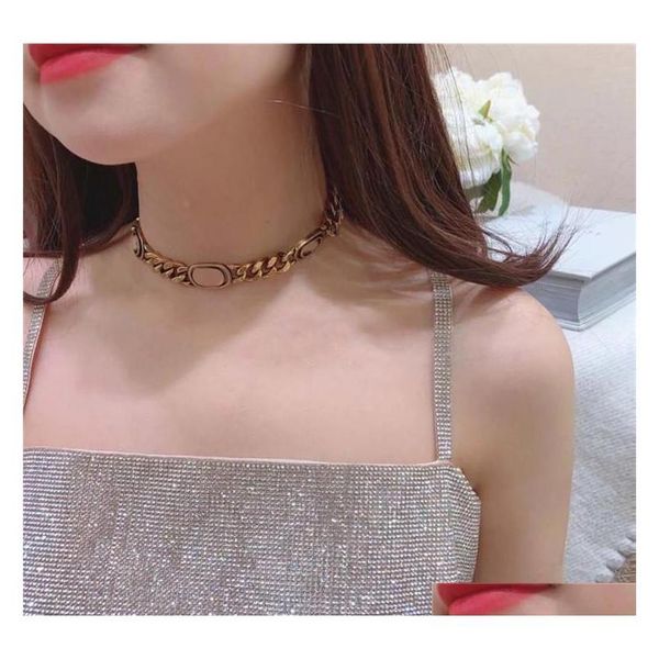 classic letter chain necklace bracelet women clavicle chain necklaces metal choker bracelet hip hop neckla jlleef bdesybag, Black 
classic letter chain necklace bracelet women clavicle chain necklaces metal choker bracelet hip hop neckla jlleef bdesybag, Black