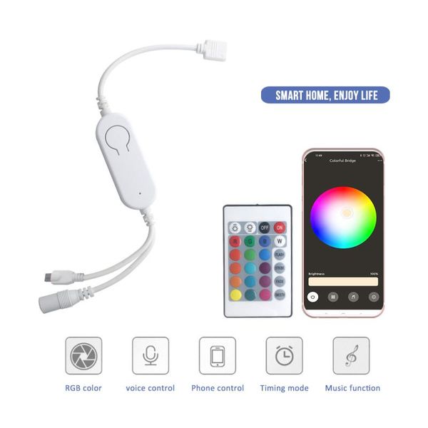 smart home control wifi rgb light strip controller music rhythm function app remote voice with alexa google
smart home control wifi rgb light strip controller music rhythm function app remote voice with alexa google