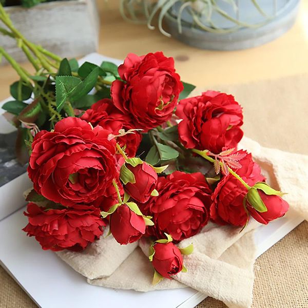 decorative flowers & wreaths wedding artificial flower silk peony 3 heads home decoration flores artificiales fake decor
decorative flowers & wreaths wedding artificial flower silk peony 3 heads home decoration flores artificiales fake decor