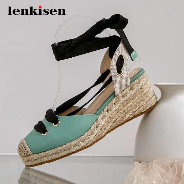 dress shoes lenkisen gladiator riband butterfly-knot sheep leather straw wedges thick bottom platform round toe high heels lace up pumps l13, Black
dress shoes lenkisen gladiator riband butterfly-knot sheep leather straw wedges thick bottom platform round toe high heels lace up pumps l13, Black