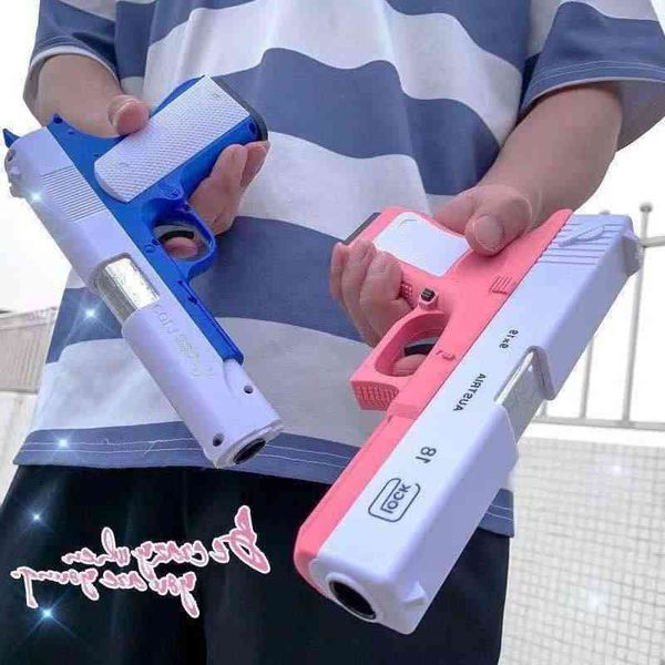 0165girl pink shell throwing glock soft boy down bullet simulation children's 191 toy
0165girl pink shell throwing glock soft boy down bullet simulation children's 191 toy