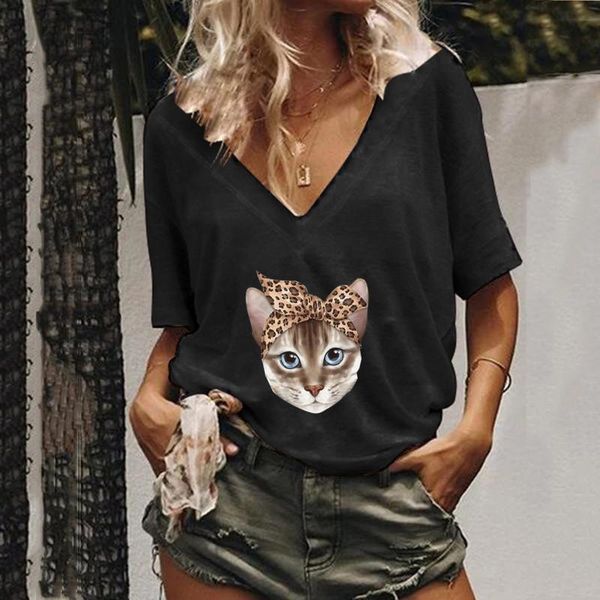 women's t-shirt women animal printing summer graphic v-neck short sleeves tee shirts casual loose oversized ropa mujer #t1q, White
women's t-shirt women animal printing summer graphic v-neck short sleeves tee shirts casual loose oversized ropa mujer #t1q, White