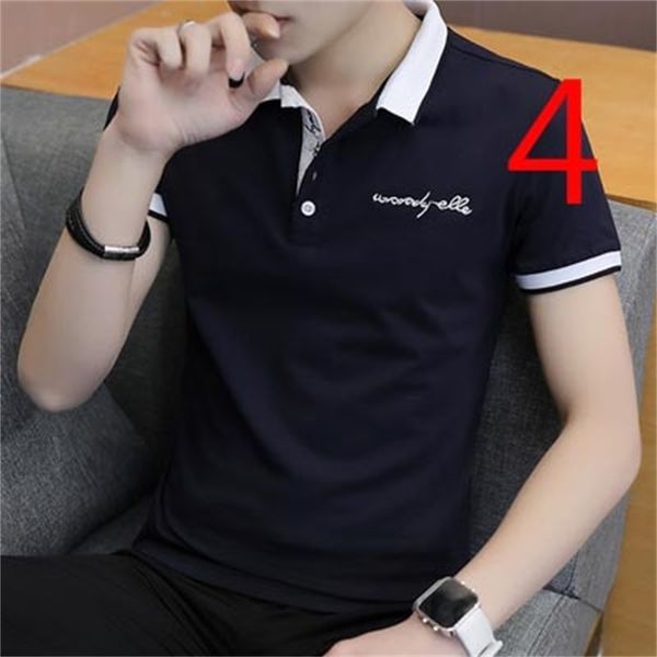 tide 2021 brand summer new men's short-sleeved t-shirt trend cotton slim korean version of the lapel polo shirt men xtvv, White;black
tide 2021 brand summer new men's short-sleeved t-shirt trend cotton slim korean version of the lapel polo shirt men xtvv, White;black