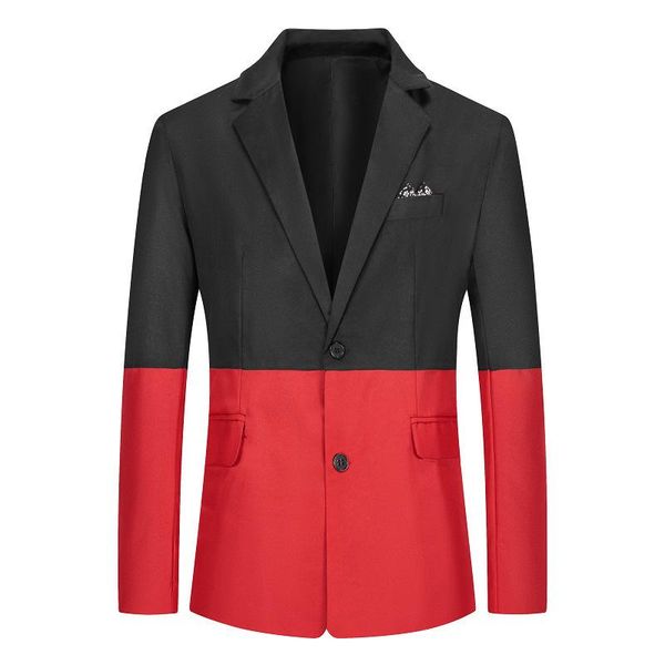 men's suits & blazers blazer stitching slim semi-black red white double-breasted masculino wedding prom fashion men, White;black
men's suits & blazers blazer stitching slim semi-black red white double-breasted masculino wedding prom fashion men, White;black