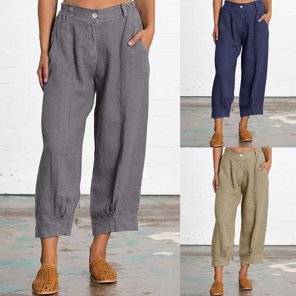 women's pants & capris spring summer solid cotton linen women pencil 2021 casual button high waist trousers plus size long, Black;white
women's pants & capris spring summer solid cotton linen women pencil 2021 casual button high waist trousers plus size long, Black;white