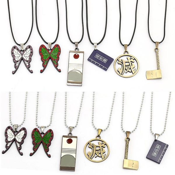 pendant necklaces anime demon slayer: kimetsu no yaiba kamado tanjirou tsuyuri kanawo butterfly choker cosplay accessories gift, Silver
pendant necklaces anime demon slayer: kimetsu no yaiba kamado tanjirou tsuyuri kanawo butterfly choker cosplay accessories gift, Silver