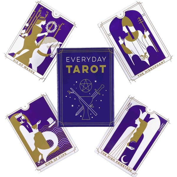 everyday tarot deck leisure party table game fortune-telling prophecy oracles cards with guide book
everyday tarot deck leisure party table game fortune-telling prophecy oracles cards with guide book