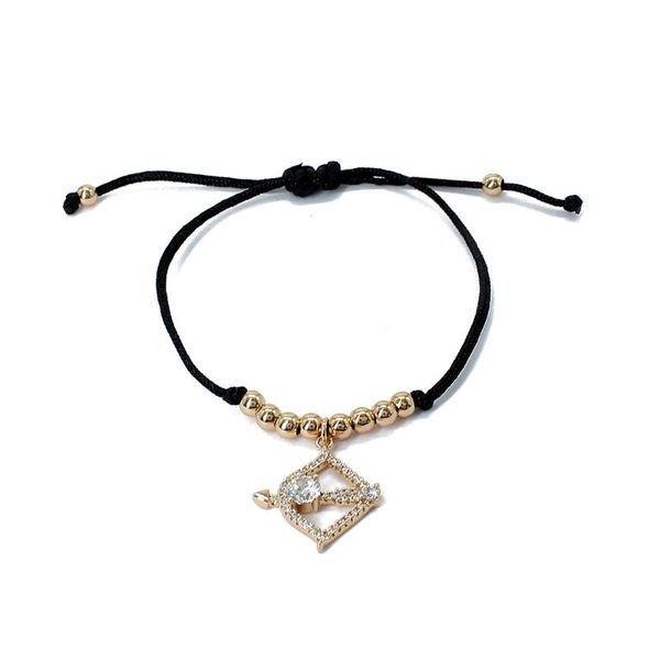 charm bracelets adjustable hand braided rope beads bow and arrow pendant zircon bracelet fashion style for women exquisite trendy jewelry gi, Golden;silver
charm bracelets adjustable hand braided rope beads bow and arrow pendant zircon bracelet fashion style for women exquisite trendy jewelry gi, Golden;silver