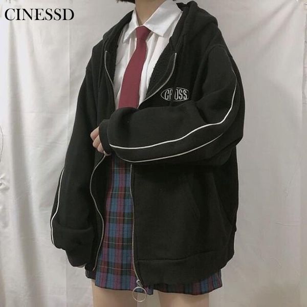 streetwear harajuku oversized sweatshirt women print letter zip up hoodies student plus size outwear female loose, Black
streetwear harajuku oversized sweatshirt women print letter zip up hoodies student plus size outwear female loose, Black