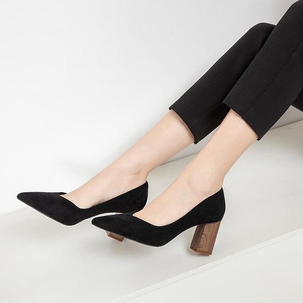 dress shoes 2021 spring fashion office lady flock high heels woman pointed toe basic pumps women 6.5cm, Black
dress shoes 2021 spring fashion office lady flock high heels woman pointed toe basic pumps women 6.5cm, Black