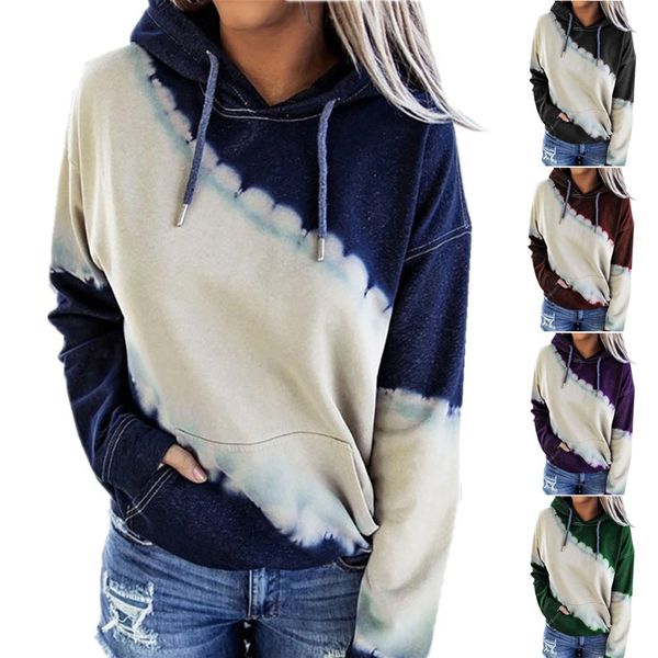 2021 new womens sweatshirt autumn baggy pullover drawstring pocket jumper ladies colorful tie dye style hooded hoodies nz2y ky21, Black
2021 new womens sweatshirt autumn baggy pullover drawstring pocket jumper ladies colorful tie dye style hooded hoodies nz2y ky21, Black