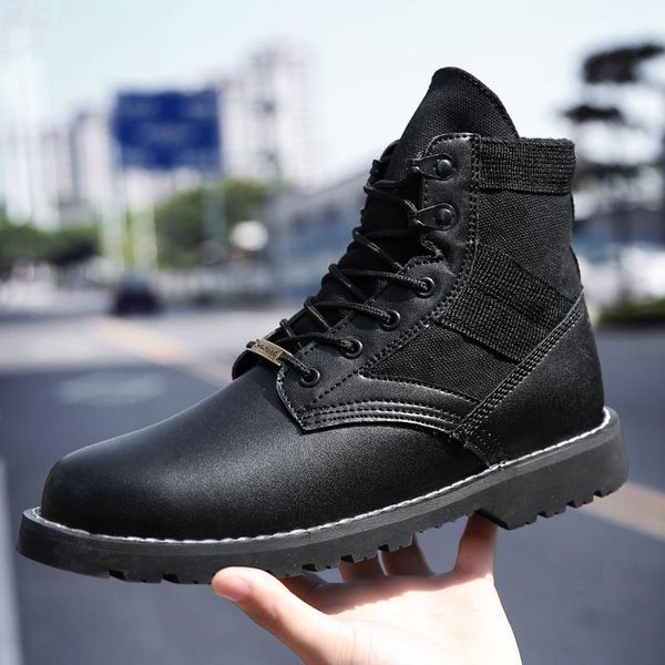 2021 new couple boots british leather boots comfortable and breathable women's plus velvet warm casual men's shoes, Black
2021 new couple boots british leather boots comfortable and breathable women's plus velvet warm casual men's shoes, Black