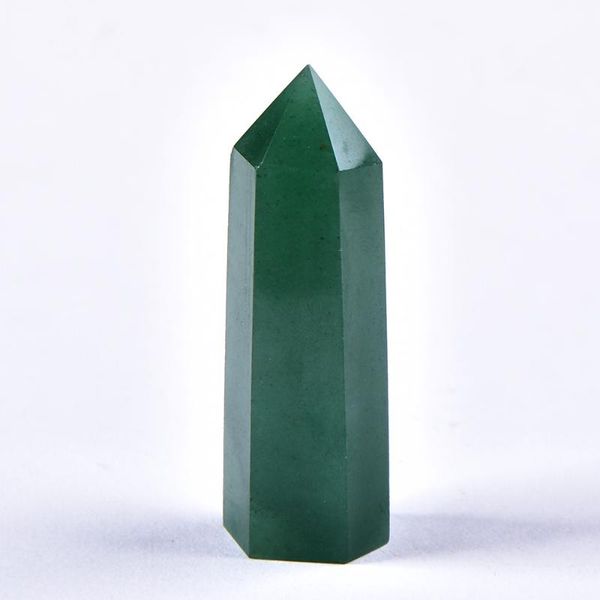 decorative objects & figurines 1pc natural crystal aventurine quartz point healing stone hexagonal prisms obelisk wand treatment home decor
decorative objects & figurines 1pc natural crystal aventurine quartz point healing stone hexagonal prisms obelisk wand treatment home decor
