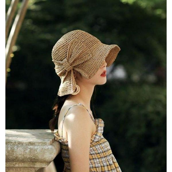 wide brim hats parent-child 100%raffia bow sun hat floppy summer for women beach panama straw dome bucket shade, Blue;gray
wide brim hats parent-child 100%raffia bow sun hat floppy summer for women beach panama straw dome bucket shade, Blue;gray