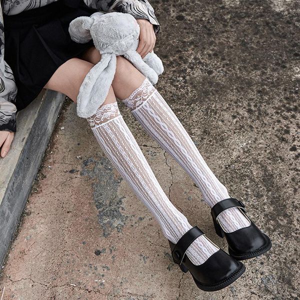 socks & hosiery lolita women stockings hollow high knee female transparent thin long black white dress calcetine medias
socks & hosiery lolita women stockings hollow high knee female transparent thin long black white dress calcetine medias