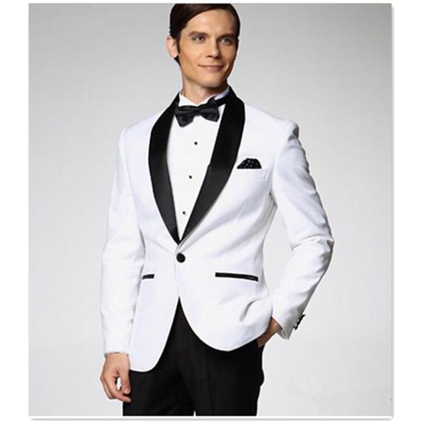 men's suits & blazers mens wedding groom man 2 pieces (jacket+pants) slim fit men set for prom dinner business regular styles, White;black
men's suits & blazers mens wedding groom man 2 pieces (jacket+pants) slim fit men set for prom dinner business regular styles, White;black