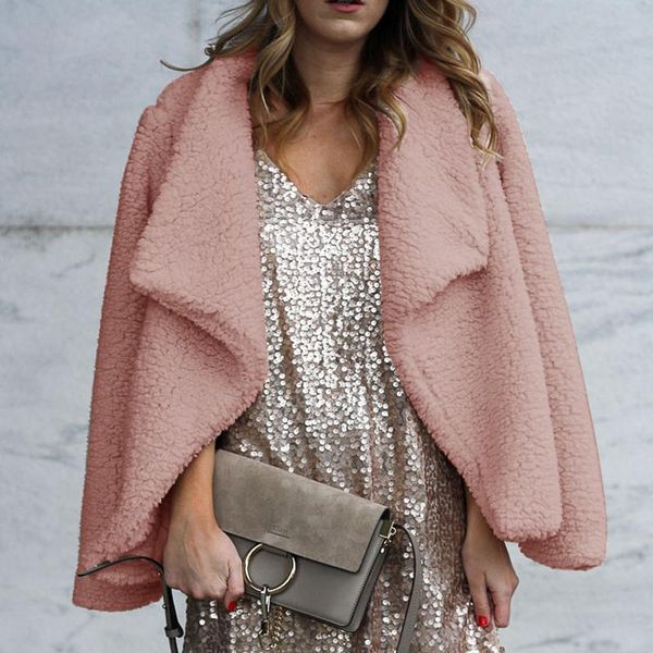 women's jackets 2021 fashion women solid color winter warm long-sleeved lapel outwear female fluffy faux fur cardigan coat jacket, Black;brown
women's jackets 2021 fashion women solid color winter warm long-sleeved lapel outwear female fluffy faux fur cardigan coat jacket, Black;brown