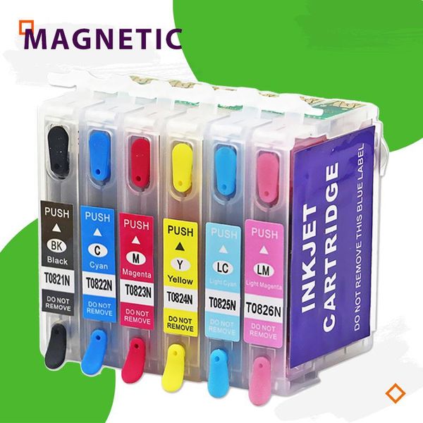 t0821refillable ink cartridge for stylus r270 r390 rx590 t50 tx700w tx800w tx720 tx700 tx800 rx610 printers with chips
t0821refillable ink cartridge for stylus r270 r390 rx590 t50 tx700w tx800w tx720 tx700 tx800 rx610 printers with chips