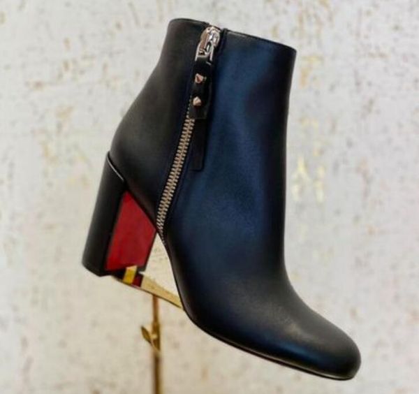 glamorous -chic design red bottom boots outdoor ziptotal classic ankle boot round toe suede plain block heels style elegant styleleather sle, Black
glamorous -chic design red bottom boots outdoor ziptotal classic ankle boot round toe suede plain block heels style elegant styleleather sle, Black