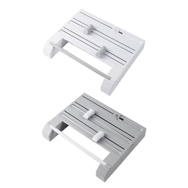 hooks & rails 6 in 1 fashionable design kitchen storage rack multifunctional paper towel holder plastic cling film cutter wrap foil dispense
hooks & rails 6 in 1 fashionable design kitchen storage rack multifunctional paper towel holder plastic cling film cutter wrap foil dispense
