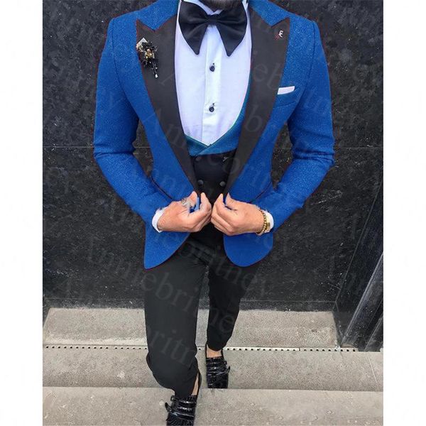 men's suits & blazers costume homme 2021 men for wedding royal blue groom blazer tuxedo smoking jacket 3 piece slim fit terno masculino, White;black
men's suits & blazers costume homme 2021 men for wedding royal blue groom blazer tuxedo smoking jacket 3 piece slim fit terno masculino, White;black
