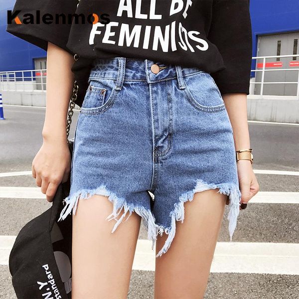 women's shorts kalenmos denim women summer high waist ripped cool streetwear blue black biker 2021 tassel pockets mini jeans, White;black
women's shorts kalenmos denim women summer high waist ripped cool streetwear blue black biker 2021 tassel pockets mini jeans, White;black