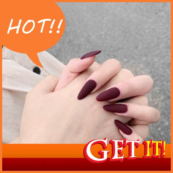 stylist diy hand decorated nail nina 342 wine red pointed frosted false nail piece wear finished 24 patches, Red;gold
stylist diy hand decorated nail nina 342 wine red pointed frosted false nail piece wear finished 24 patches, Red;gold
