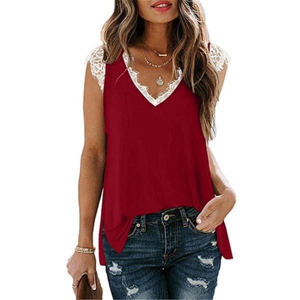 women's t-shirt modis womens t-shirts lace sleeveless v-neck female pullovers clubwear aesthetic streetwear plus size #p15, White
women's t-shirt modis womens t-shirts lace sleeveless v-neck female pullovers clubwear aesthetic streetwear plus size #p15, White