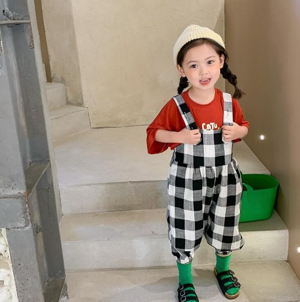 2021 new stlye girls boys plaid overalls spring cotton fashion kids pants 1-6t qm80, Blue
2021 new stlye girls boys plaid overalls spring cotton fashion kids pants 1-6t qm80, Blue