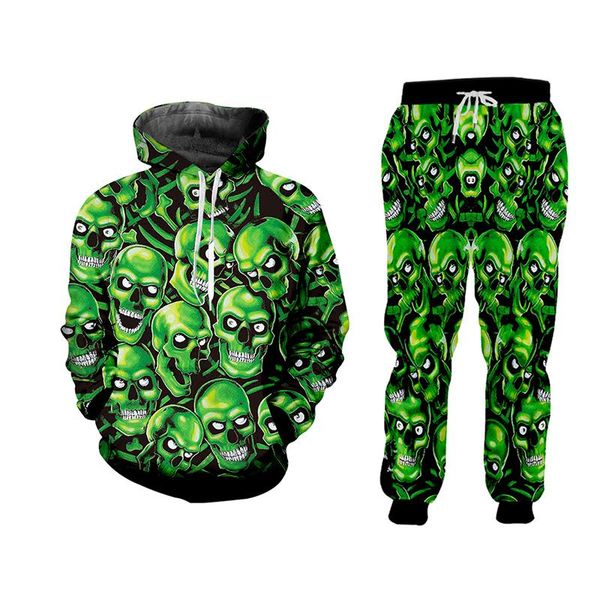 men's tracksuits cjlm skeleton green suit tracksuit 2 piece pants mens sweat suits set printed multiple skulls jogger sets for men clo, Gray
men's tracksuits cjlm skeleton green suit tracksuit 2 piece pants mens sweat suits set printed multiple skulls jogger sets for men clo, Gray