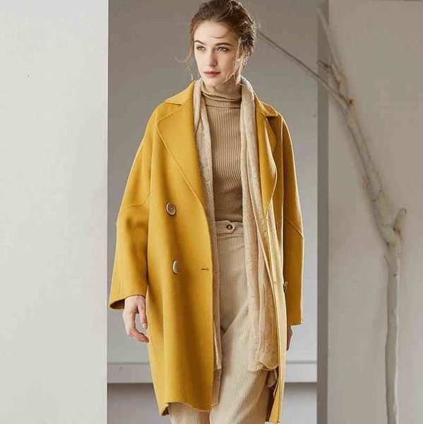 women's wool & blends in 2021, 100% wool autumn/winter fashion coat for woman, average length on knee hepburn styl, Black
women's wool & blends in 2021, 100% wool autumn/winter fashion coat for woman, average length on knee hepburn styl, Black