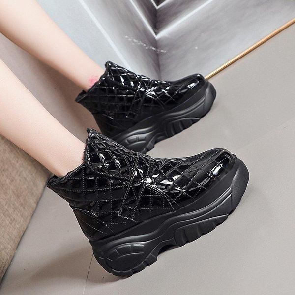 boots thick warm plush waterproof woman snow women plus size non slip platform ankle winter cotton padded shoes, Black
boots thick warm plush waterproof woman snow women plus size non slip platform ankle winter cotton padded shoes, Black