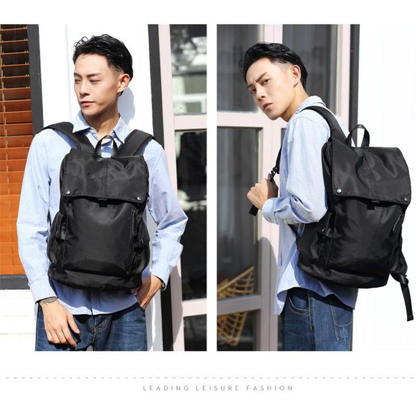 designer-solid high-capacity portable outdoor bag black softback male backpack
designer-solid high-capacity portable outdoor bag black softback male backpack