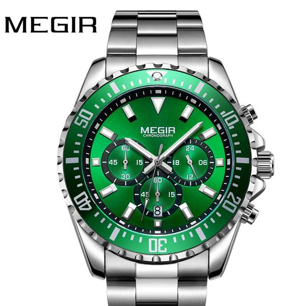 wristwatches megir business wristwatch chronograph quartz men watch army military mens watches clock male relogio masculino, Slivery;brown
wristwatches megir business wristwatch chronograph quartz men watch army military mens watches clock male relogio masculino, Slivery;brown