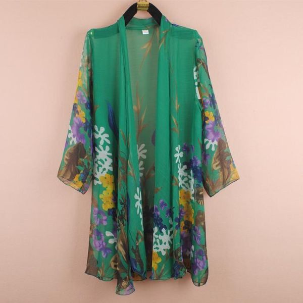 women's jackets fashion printing ladies 2021 summer long sleeve loose medium coat women versatile chiffon oversized cardigan, Black;brown
women's jackets fashion printing ladies 2021 summer long sleeve loose medium coat women versatile chiffon oversized cardigan, Black;brown